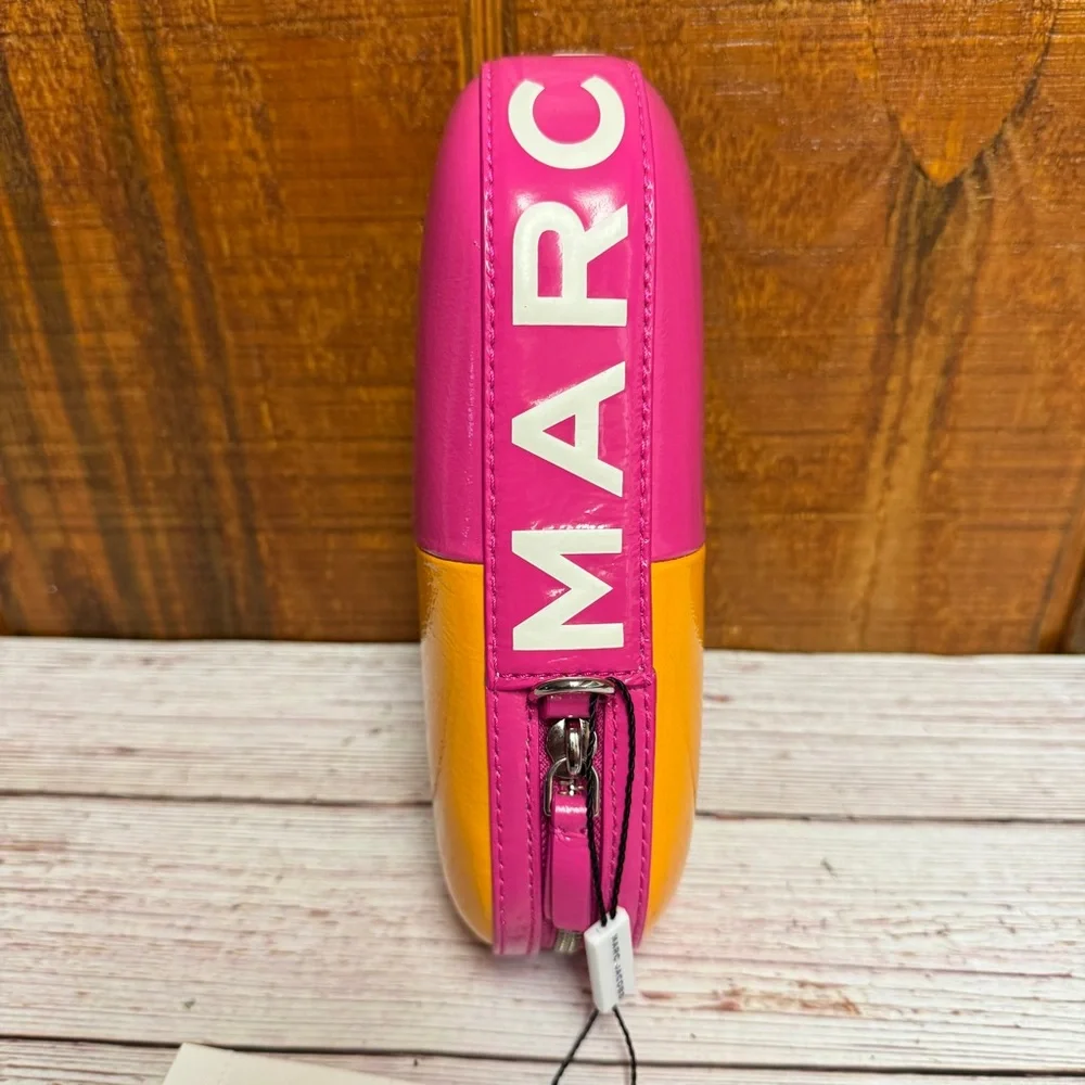 Marc Jacobs 3D Vitamin Pill Crossbody w/ Matching Keychain - Tangerine/Hot Pink - Picture 2 of 11